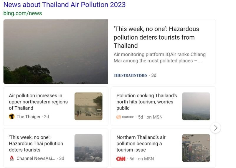 Air Pollution in Thailand 2023